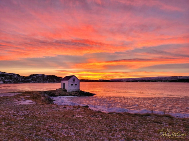 Sunset Lake Lagarfljot Egilsstadir