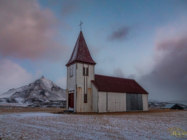 Church Sn&aelig;fellsnes Peninsula Iceland
