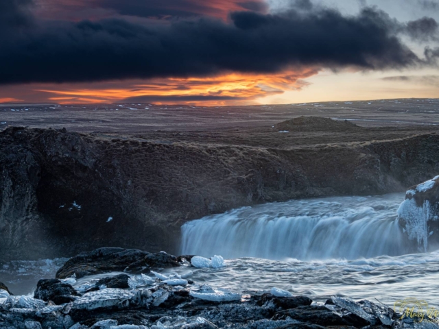 Godafoss Waterfall Iceland
