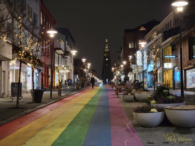 Reykjavik Colorful Shopping Street