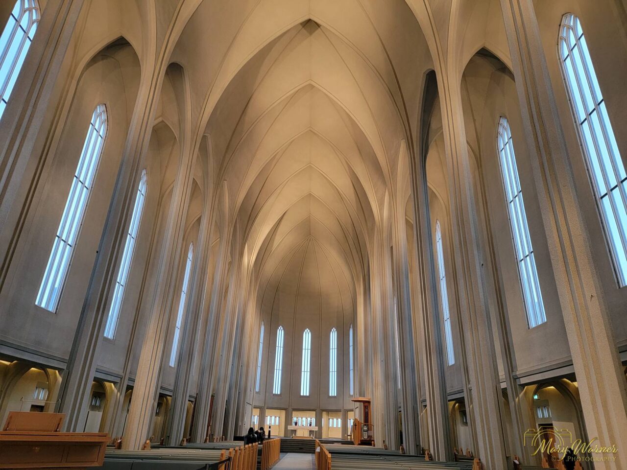 Reykjavik Interior of Hallgrimskirkja