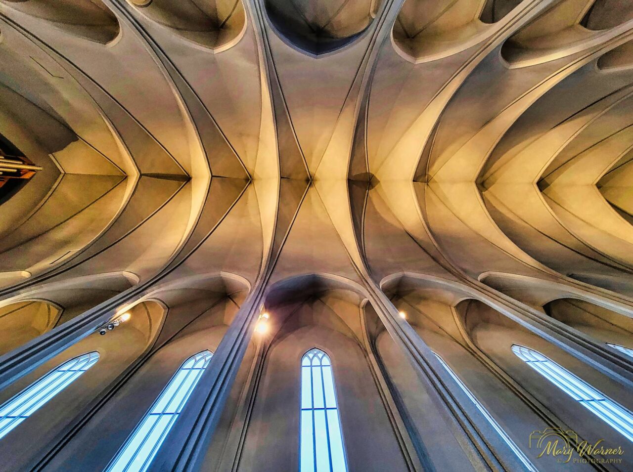 Reykjavik Interior of Hallgrimskirkja