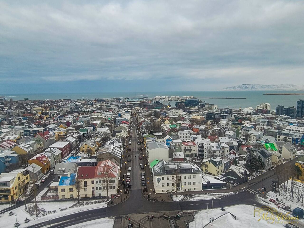Reykjavik View from Hallgrimskirkja Tower