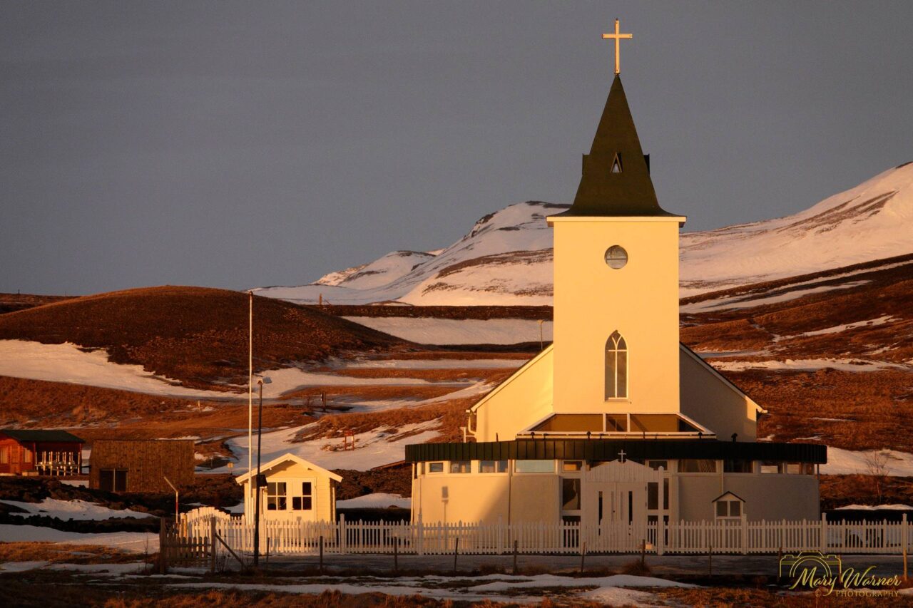 Church Lake Myvatn North Iceland