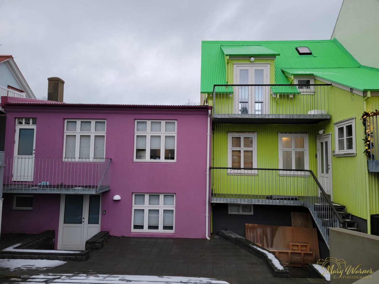 Colorful Buidings Reykjavik Iceland