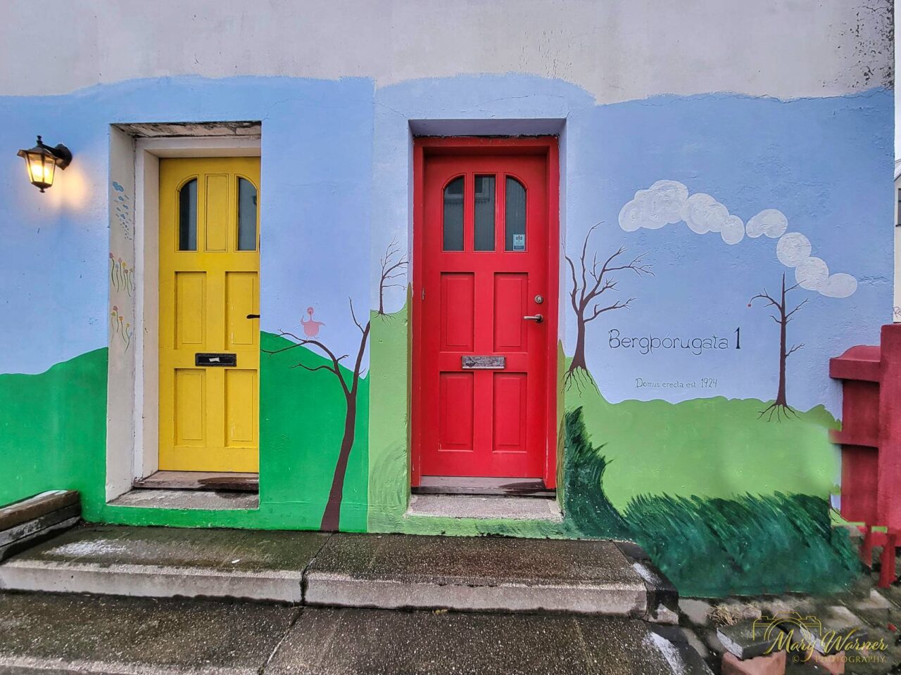 Colorful Doors Reykjavik Iceland