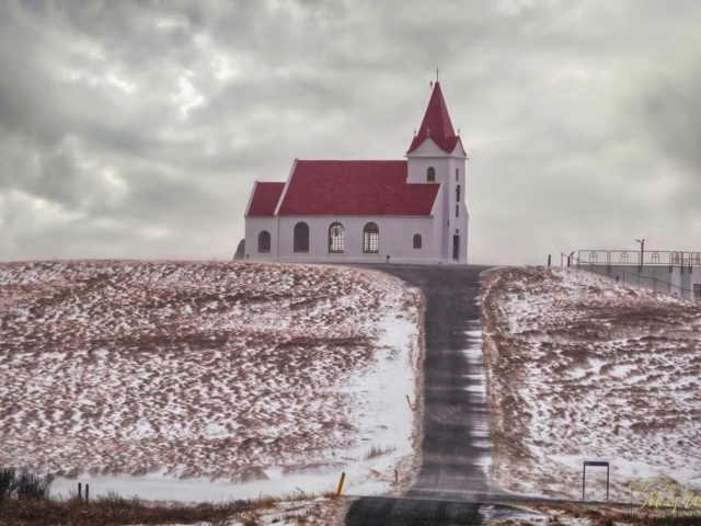 Ingjaldsh&oacute;ll Church Sn&aelig;fellsnes Peninsula Iceland