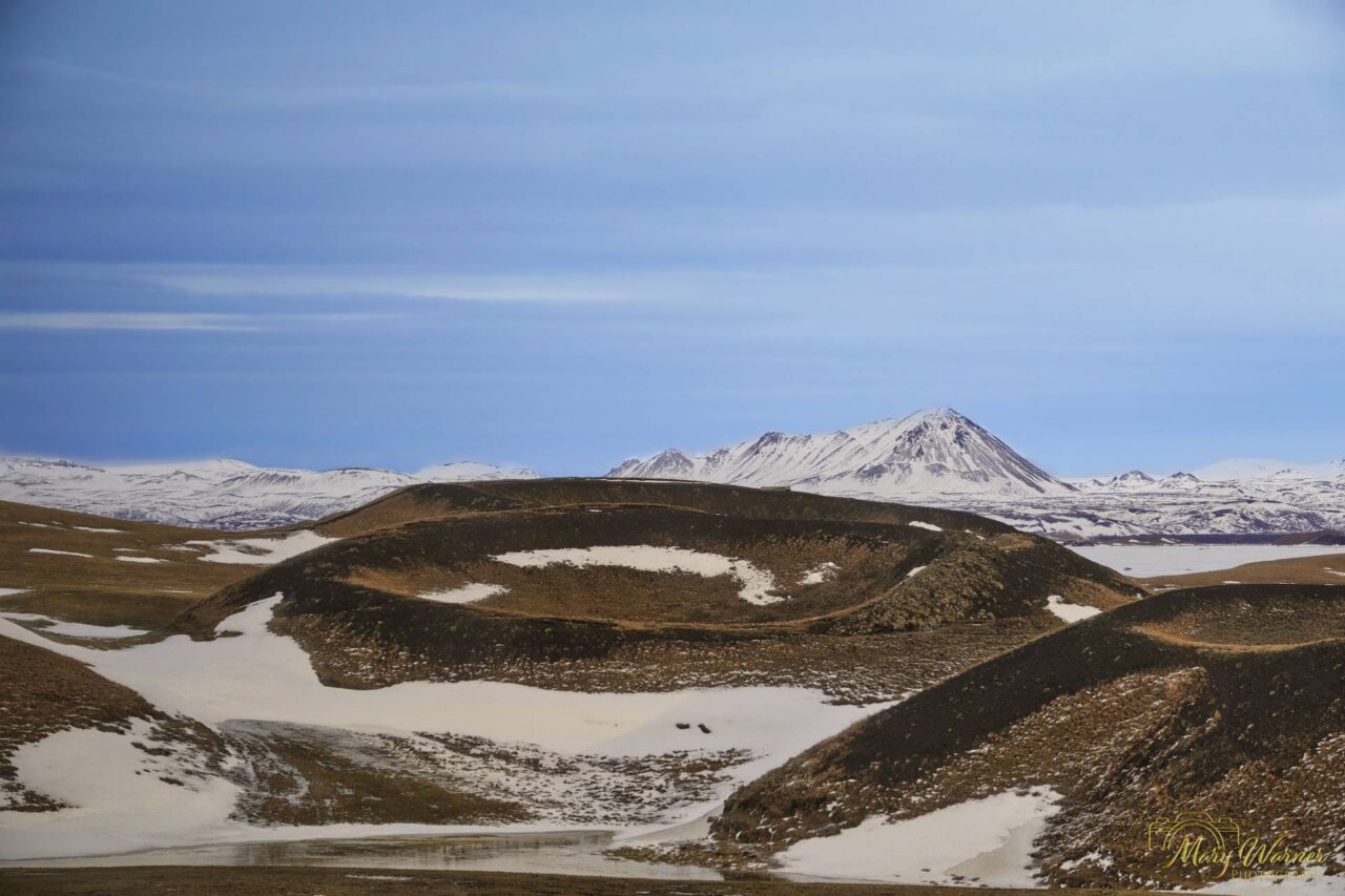Pseudocraters Myvatn Area Iceland