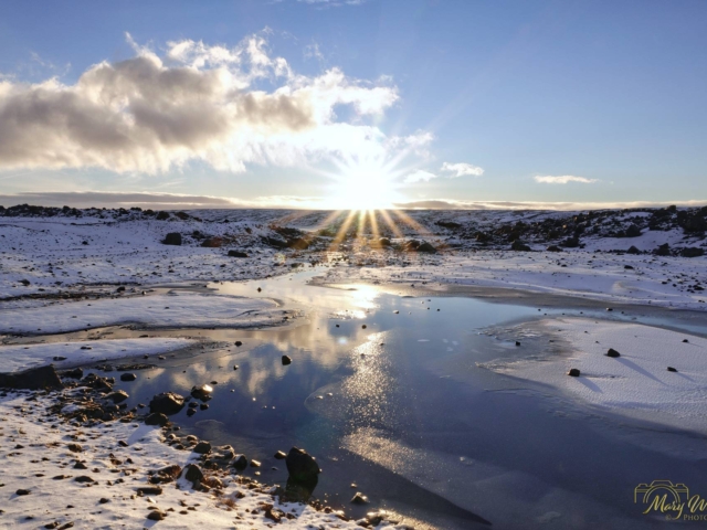Near Crystal Ice Cave Vatnaj&ouml;kull Glacier Iceland