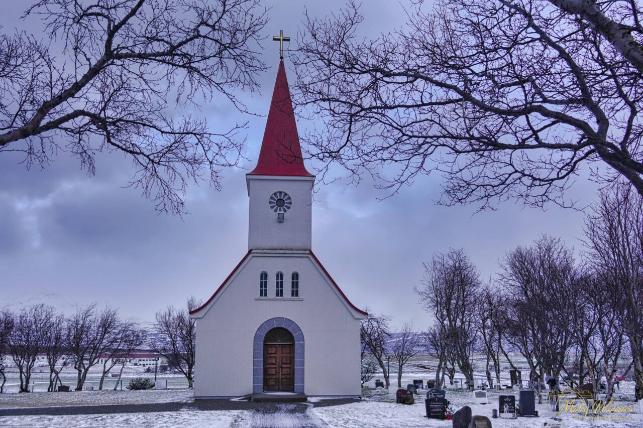 &Ouml;xnadalur Church North Iceland