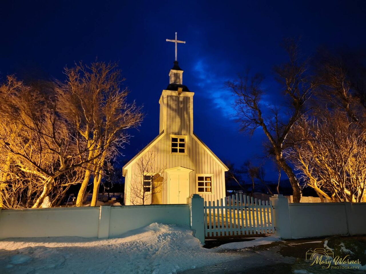 Sk&uacute;tusta&eth;akirkja Myvatyn Iceland