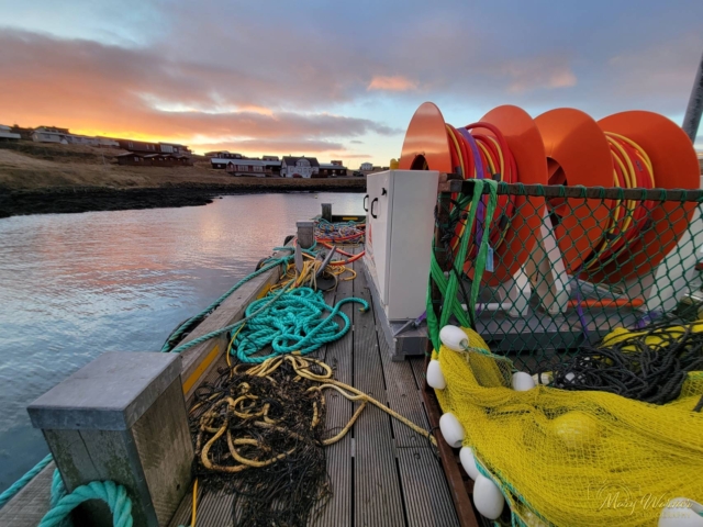 Sunrise Djupovigur Fishing Village Iceland