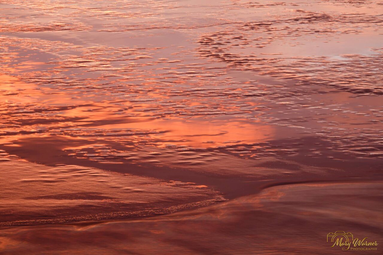 Sunset Lake Myvatn Iceland