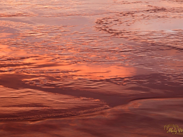 Sunset Lake Myvatn Iceland